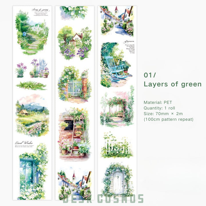 Nature Elements PET Tapes For Collage