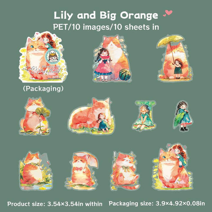 Lily's Pet World PET Stickers Animal Theme for Scrapbook Use