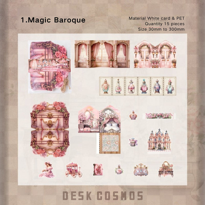 Pandora Box Retro Stickers Hand Drawn Style