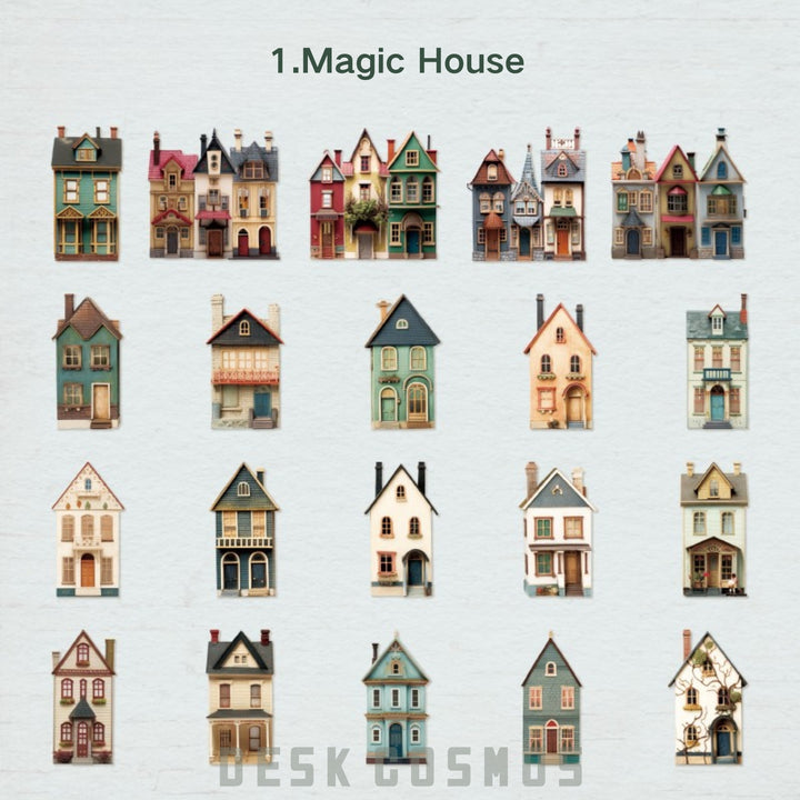Classic Private Collection Magic House Retro Art Laser Cut Paper