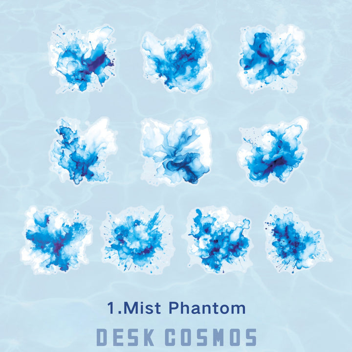Blue Sea Mist Phantom Ocean Stickers