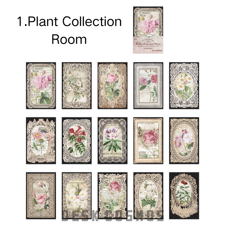 White Mist Lace Plant Collection Elegant Floral Patterns