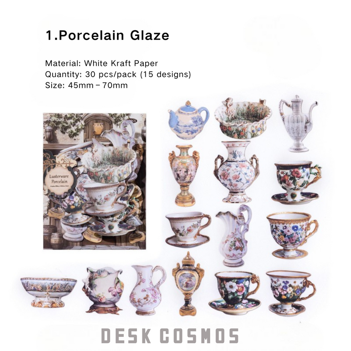 Antique Collection Museum Series Porcelain Relic Vintage Ephemera