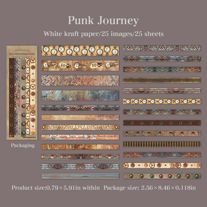 Old Paper Paragraph Vintage Stickers - Desk Cosmos