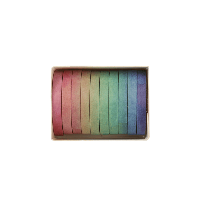 Rainbow Series Rainbow Color Decorative Tape Basics Style