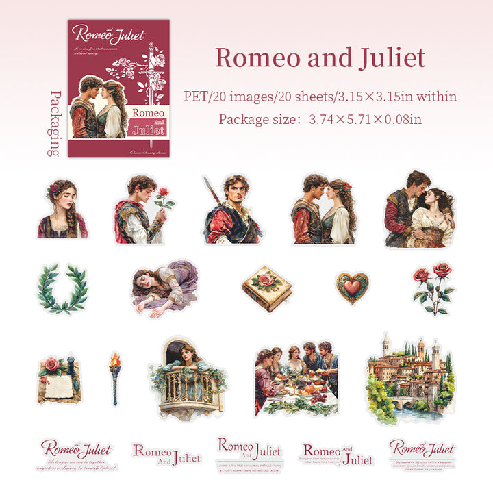 Literary Story Film PET Stickers Film Decor