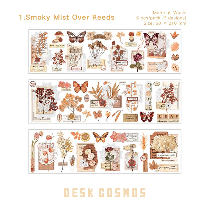 Mountain Memo Text Stickers for Handwritten Diaries