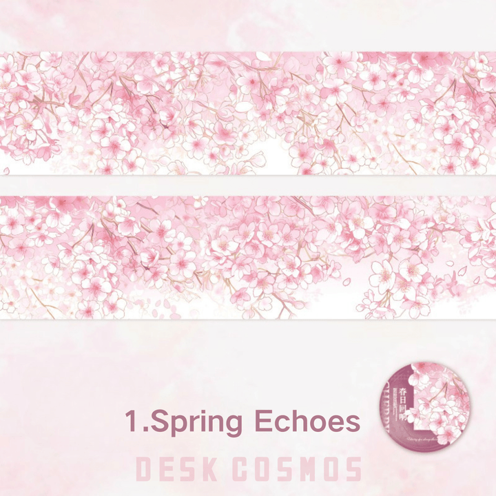 Passing by a Cherry Blossom Spring Echo Washi Tape