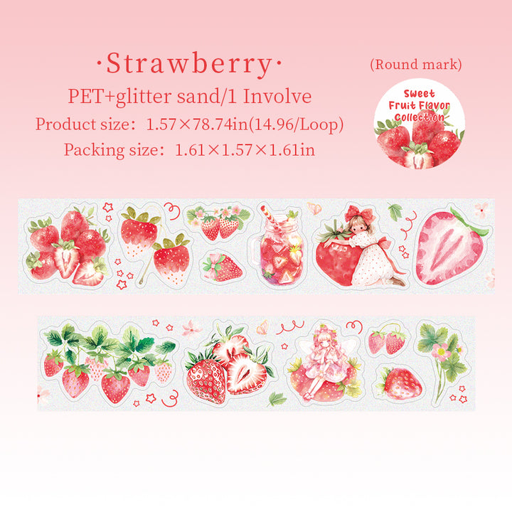 Sweet fruit favor collection Decorative Tape Ideal for Journal Decor and Daily Use