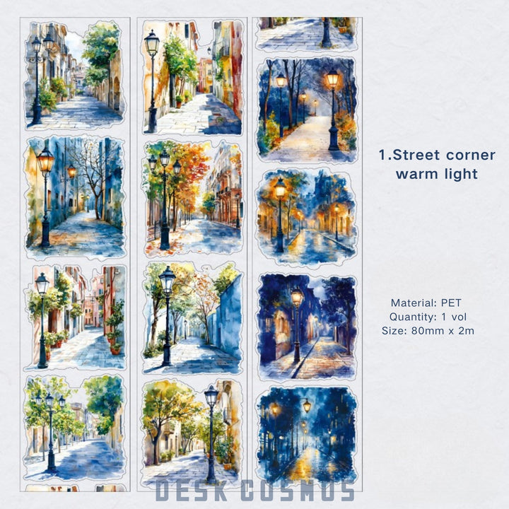 Corner Of The World transparent loop tape for diary creation