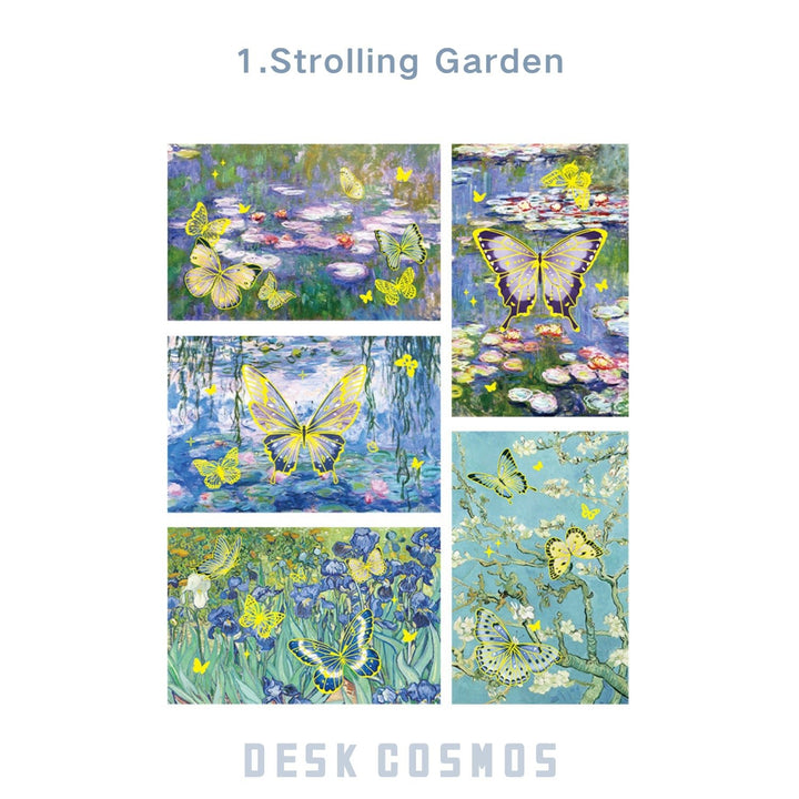 Butterfly Impression Pack Youyuan Foiled Romantic Stickers