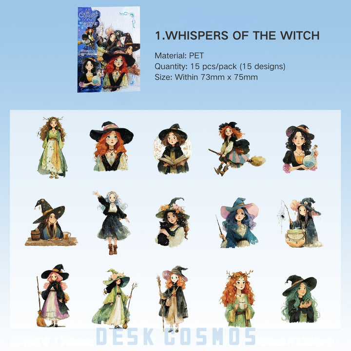 Magic Hidden Collection Series PET Stickers - Desk Cosmos