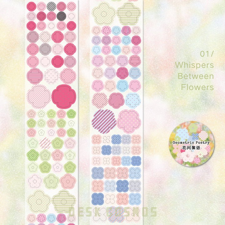 Geometry Poetry Tape Flower Whisper Star Polka Dots