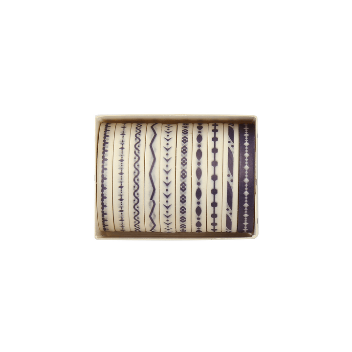 Rainbow Series Geometric Decorative Tape Patterned Base