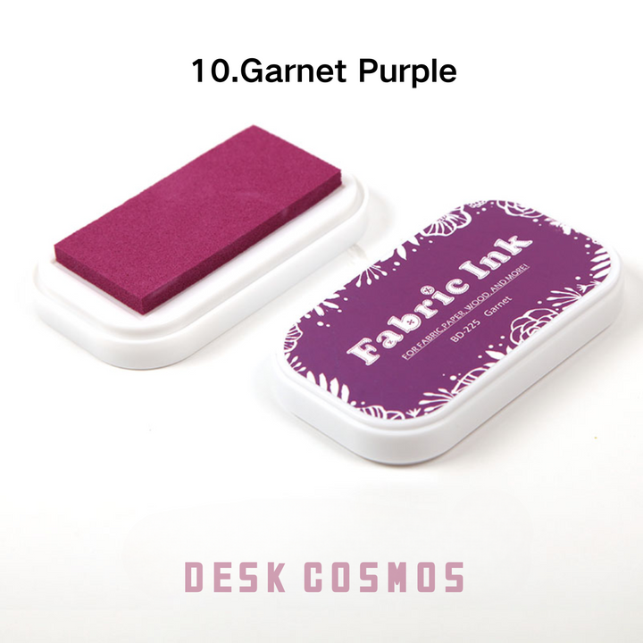 Colorful World Garnet Purple Ink Pad Deep Purple Stamp Ink