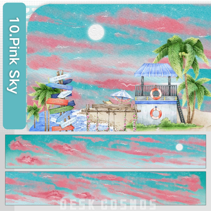 Sky Background Scenery PET Tape (11 Styles) - Desk Cosmos