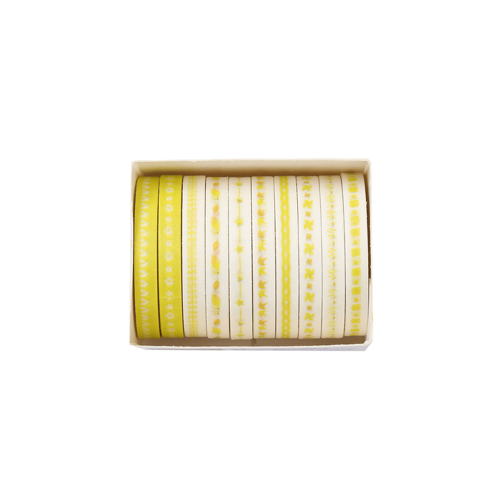 Rainbow Series Warm Yellow Decorative Tape Sunny Mood