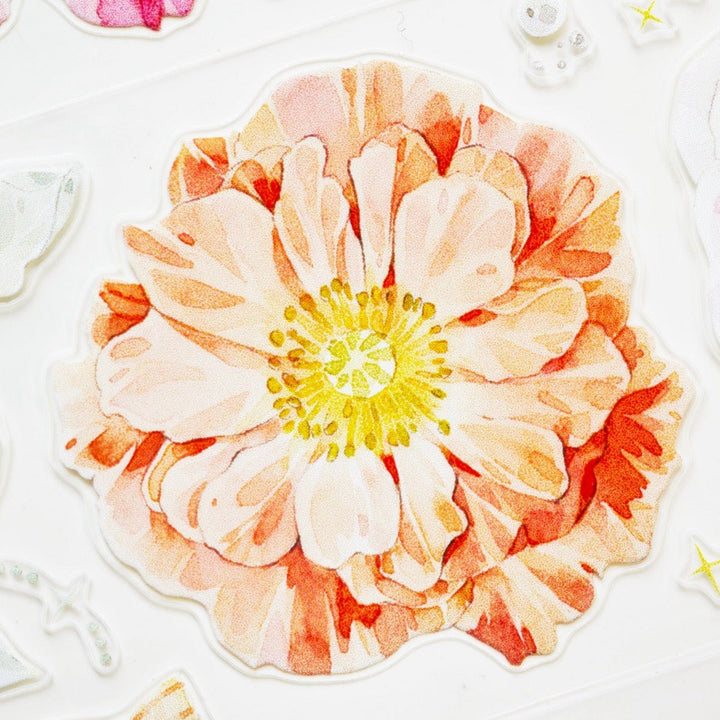 Soft Bloom Die - cut Journal Tape - Desk Cosmos