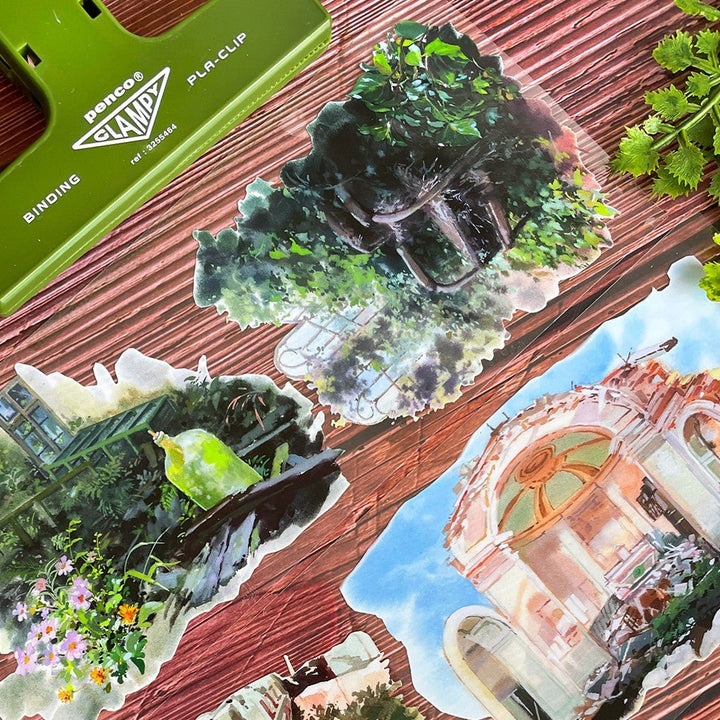 Ruins Journey Scenery PET Tape - Desk Cosmos