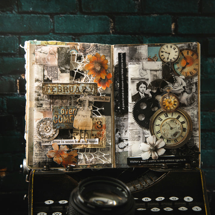 Vintage Washi Tape – Characters, Sheet Music, Manuscripts, Roses - Desk Cosmos