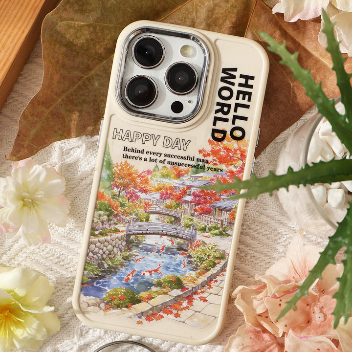 Four Seasons Scenery Journal PET Stickers - Desk Cosmos