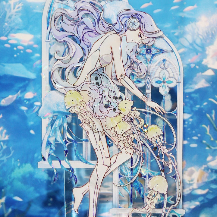 Ice Blue Magic Castle PET Tape - Desk Cosmos