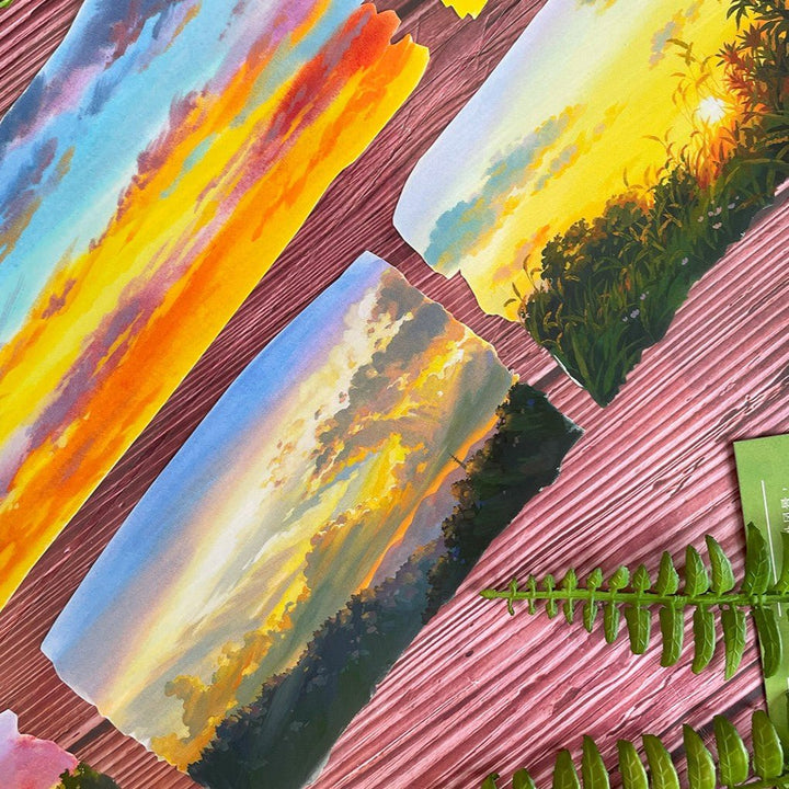 Sunset Clouds Scenery PET Tape - Desk Cosmos