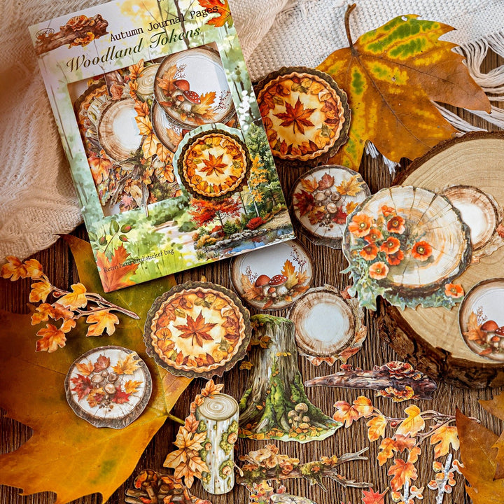 Autumn Stickers – Forest, Farm, Butterflies, Leaves - Desk Cosmos