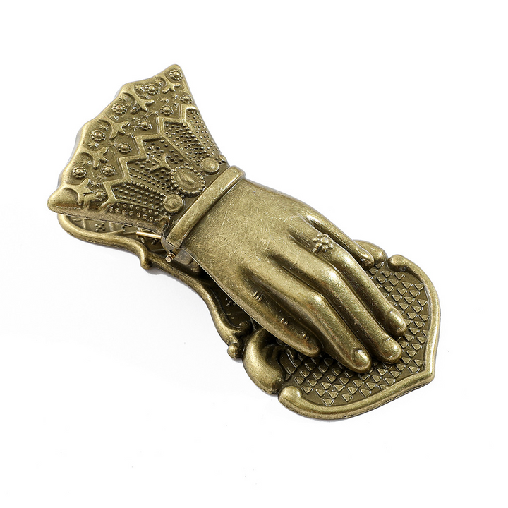 Hand Clip Vintage Planner Binder Antique Bronze B Retro Metal Detail