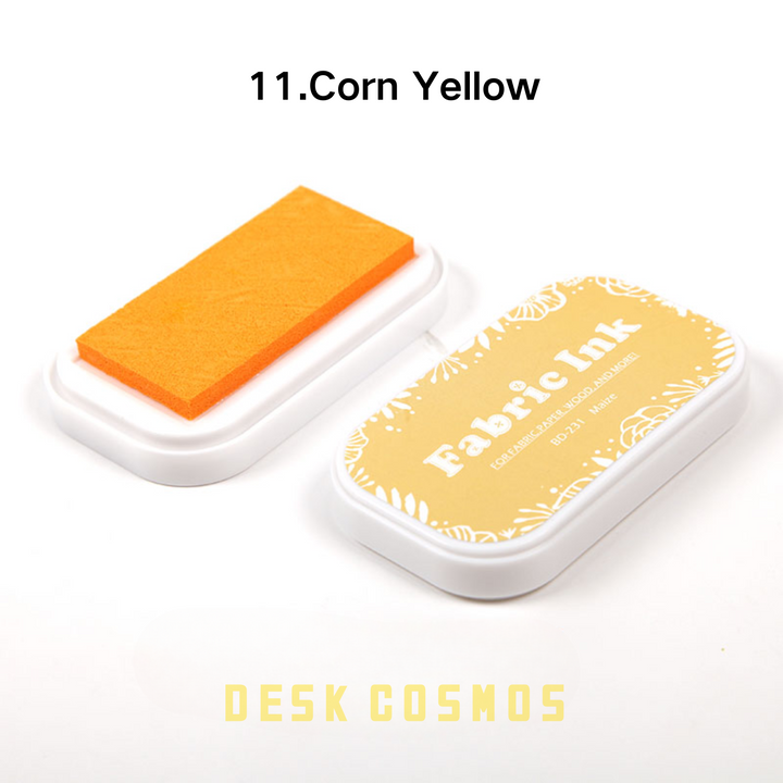 Colorful World Corn Yellow Ink Pad Warm Yellow Stamp Ink