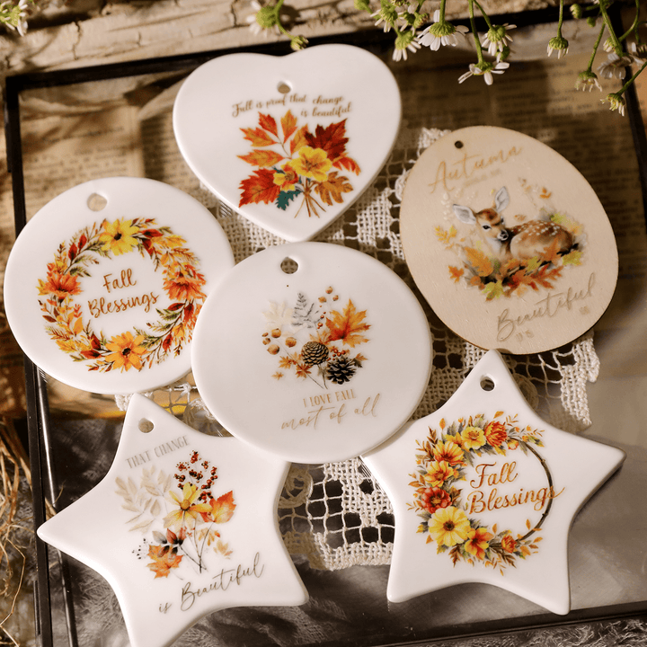 Autumn Whisper Waterproof Transfer Stickers - Desk Cosmos