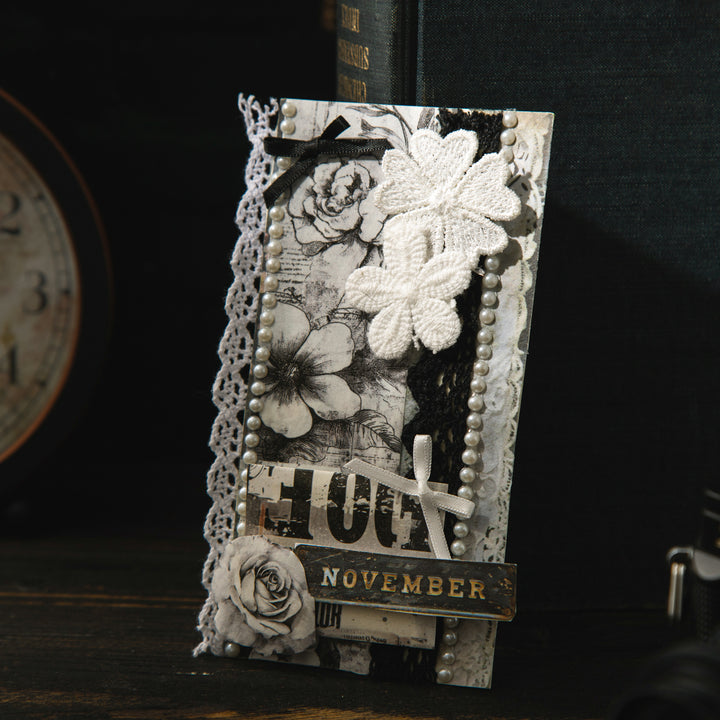 Vintage Washi Tape – Characters, Sheet Music, Manuscripts, Roses - Desk Cosmos