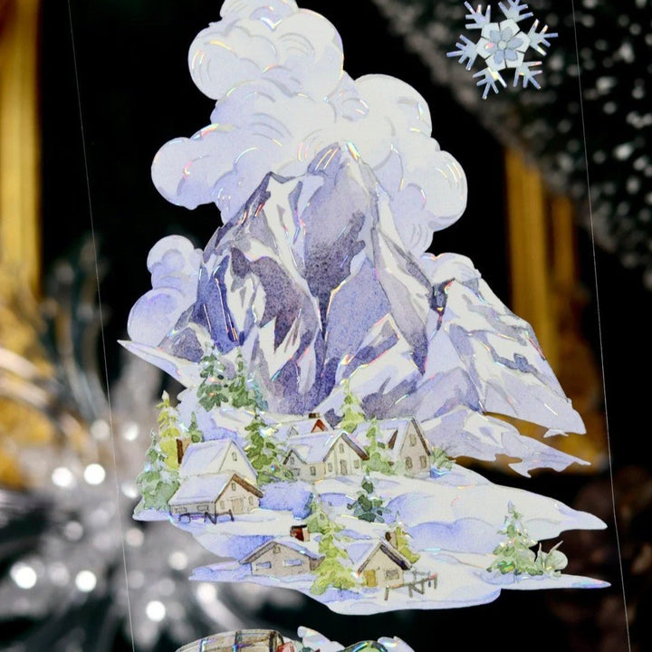 Winter Cabin Memory Scenery PET Tape - Desk Cosmos