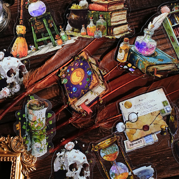 Magic Hidden Collection Series PET Stickers - Desk Cosmos