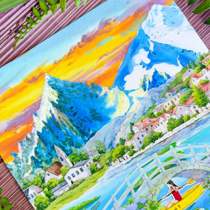 Sunset Clouds Scenery PET Tape - Desk Cosmos