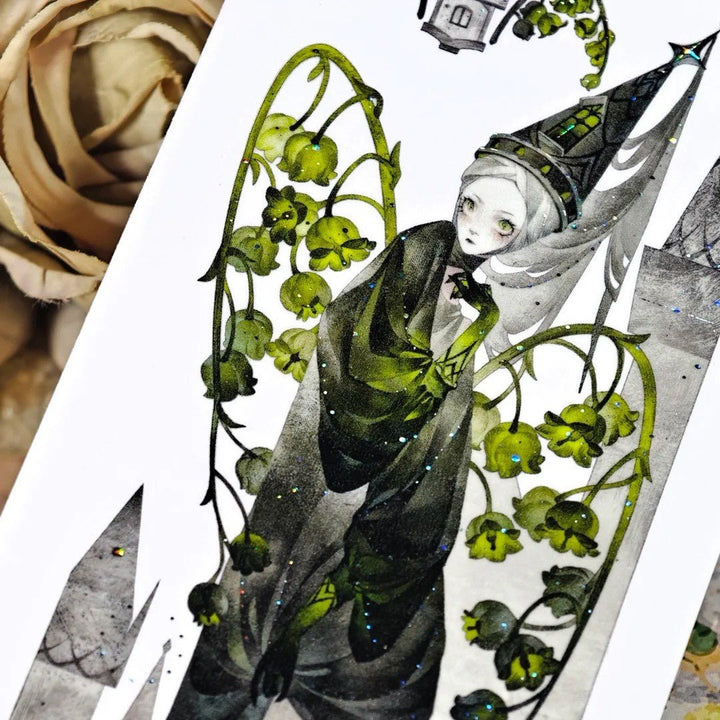 Gothic Night Witch Decorative PET Tape - Desk Cosmos