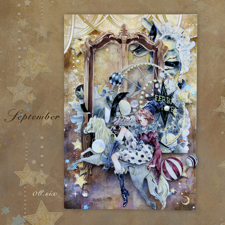 Fantasy Circus Character Journal PET Tape - Desk Cosmos