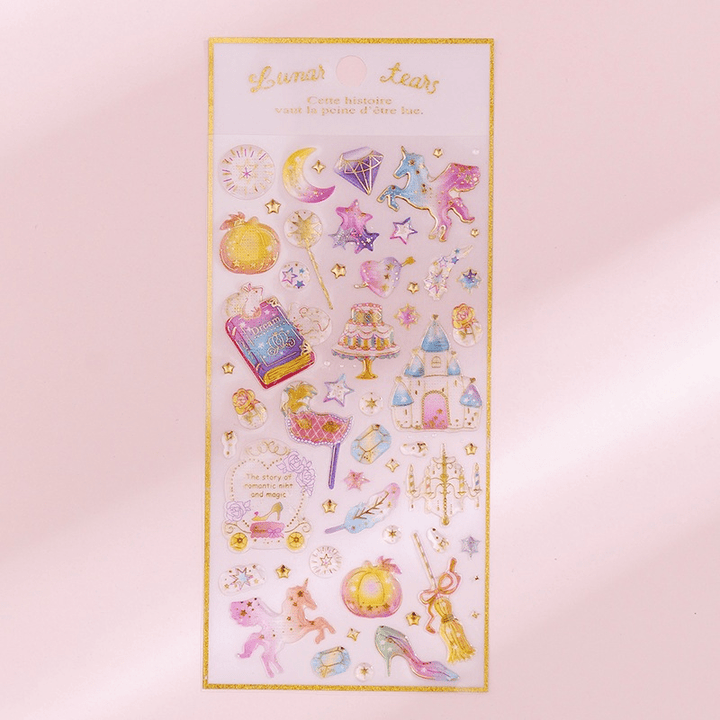 Dreamy Resin Collection Magic Castle Fairy Tale Resin Stickers