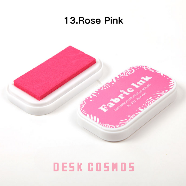 Colorful World Rose Pink Ink Pad Romantic Pink Stamp Ink