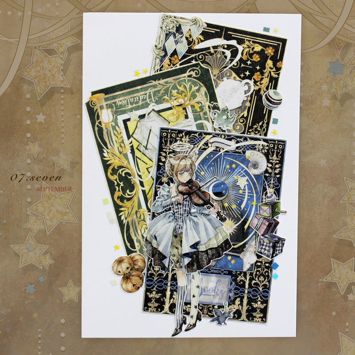 Fantasy Circus Character Journal PET Tape - Desk Cosmos