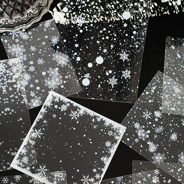 Rainy Cityscape Decorative PET Sticker - Desk Cosmos