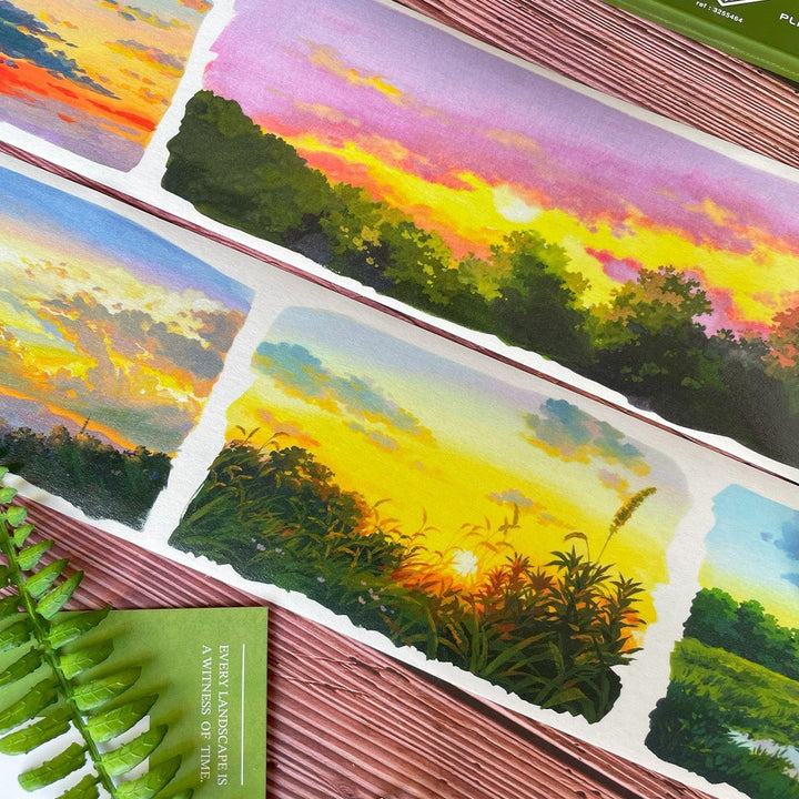 Sunset Clouds Scenery PET Tape - Desk Cosmos