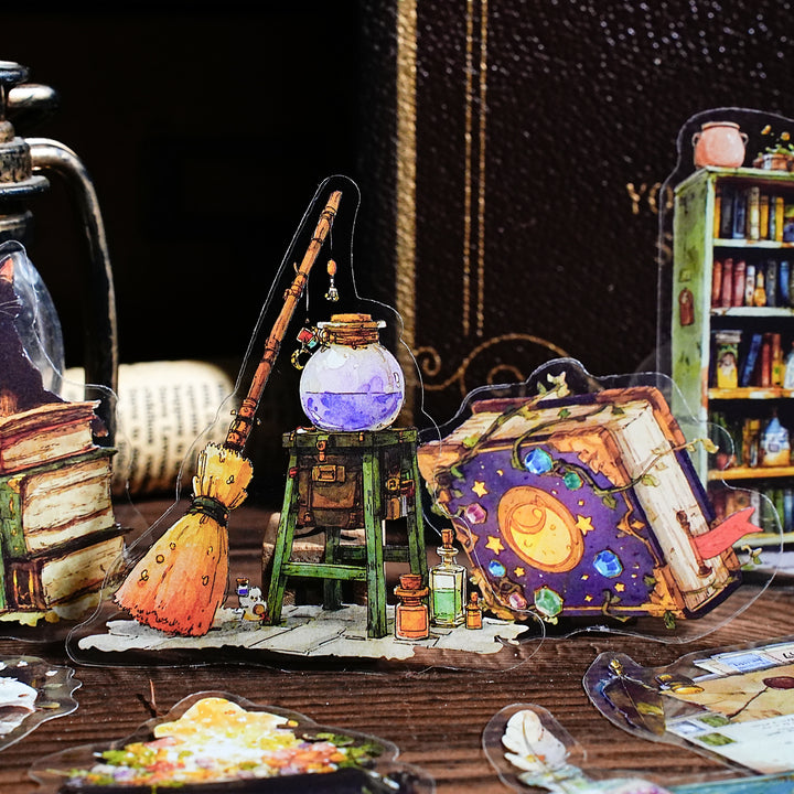 Magic Hidden Collection Series PET Stickers - Desk Cosmos