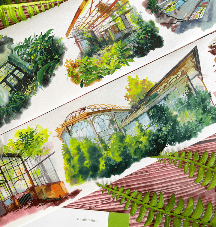 Ruins Journey Scenery PET Tape - Desk Cosmos