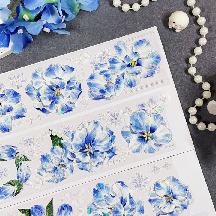 Tulip Serenity Die - Cut Tape - Desk Cosmos