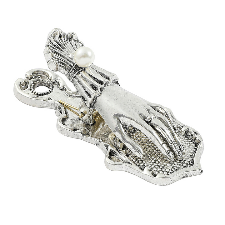 Hand Clip Vintage Planner Binder Antique Silver C Cool Vintage Tone