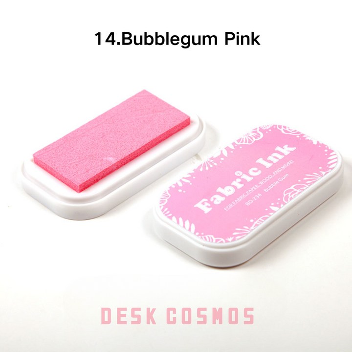 Colorful World Bubblegum Pink Ink Pad Playful Pink Stamp Ink