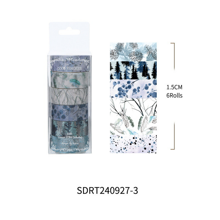 Floral Washi Tapes Seasonal Golden Time Four Seasons Vibes