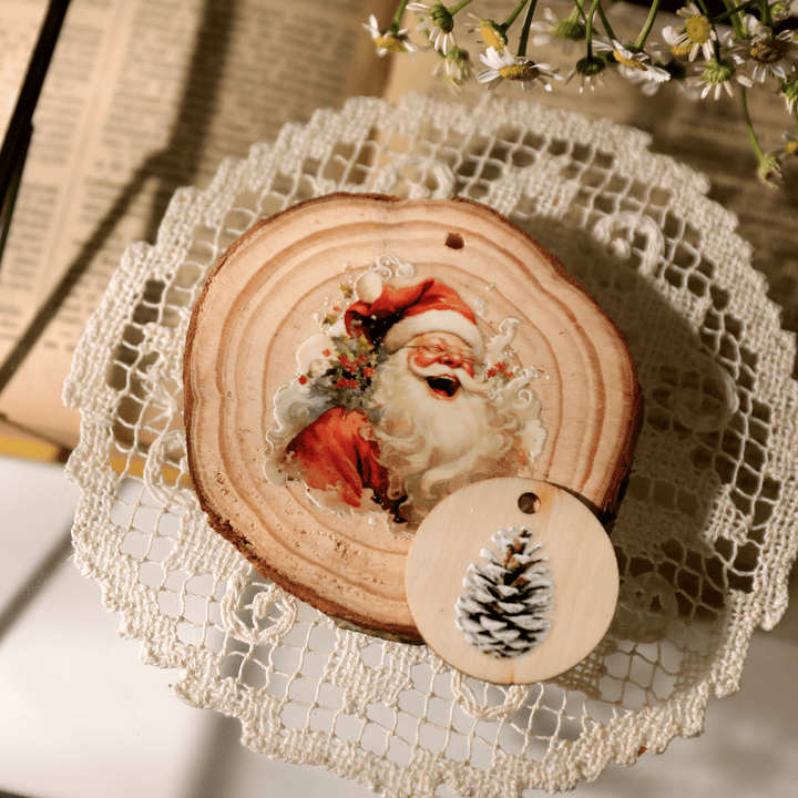 Christmas Transfer Stickers - Reindeer, Gifts, Sled, Bear - Desk Cosmos