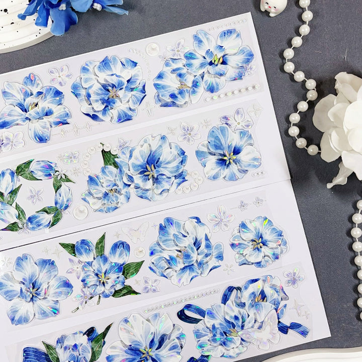 Tulip Serenity Die - Cut Tape - Desk Cosmos